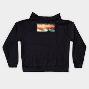 Aerial View, Kilcunda Beach Kids Hoodie